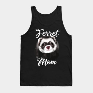 Ferret Mom Pretty Sable Ferret Tank Top